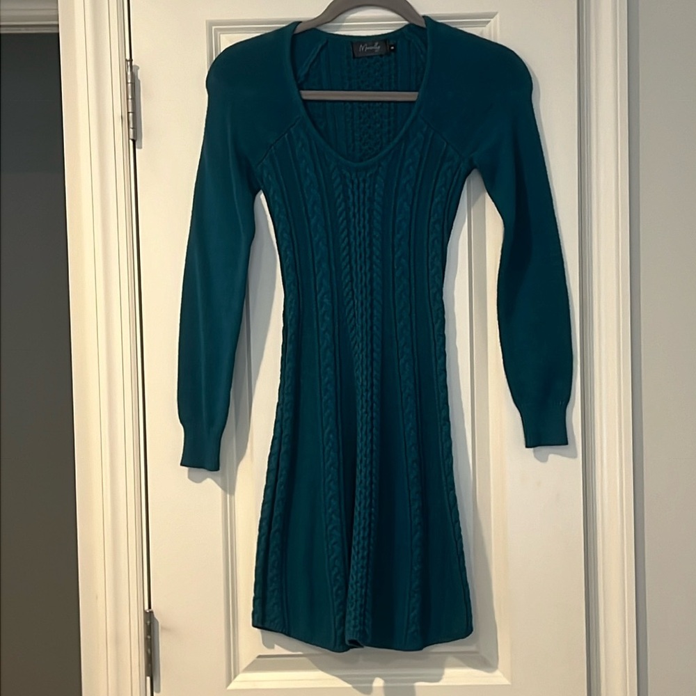 Maisolly cable knit sweater a-line dress (never worn; no tags) size S